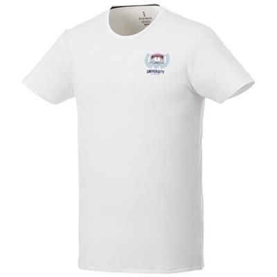 BALFOUR SHORT SLEEVE MENS ORGANIC T-SHIRT in White Solid