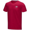 BALFOUR SHORT SLEEVE MENS ORGANIC T-SHIRT in Red