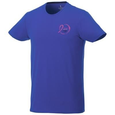 BALFOUR SHORT SLEEVE MENS ORGANIC T-SHIRT in Blue