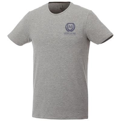 BALFOUR SHORT SLEEVE MENS ORGANIC T-SHIRT in Grey Melange