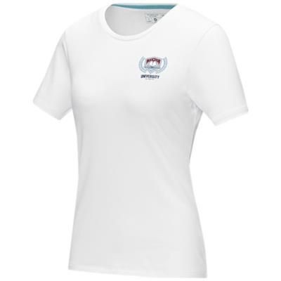 BALFOUR SHORT SLEEVE LADIES ORGANIC T-SHIRT in White Solid