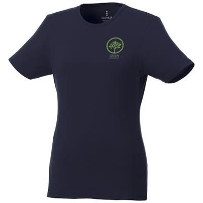 BALFOUR SHORT SLEEVE LADIES ORGANIC T-SHIRT in Navy