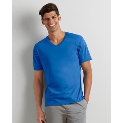 GILDAN ADULT PREMIUM COTTON V-NECK TEE SHIRT