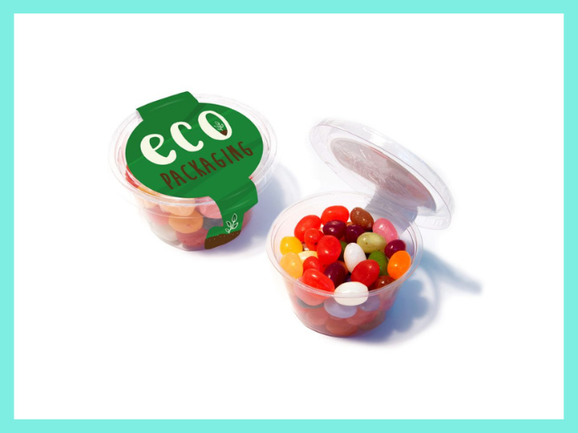 branded promotional confectionery such as chocolate, sweets, mints, snacks, crisps and drinks for giveaways at events and trade shows