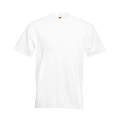 FRUIT OF THE LOOM SUPER PREMIUM TEE SHIRT in White