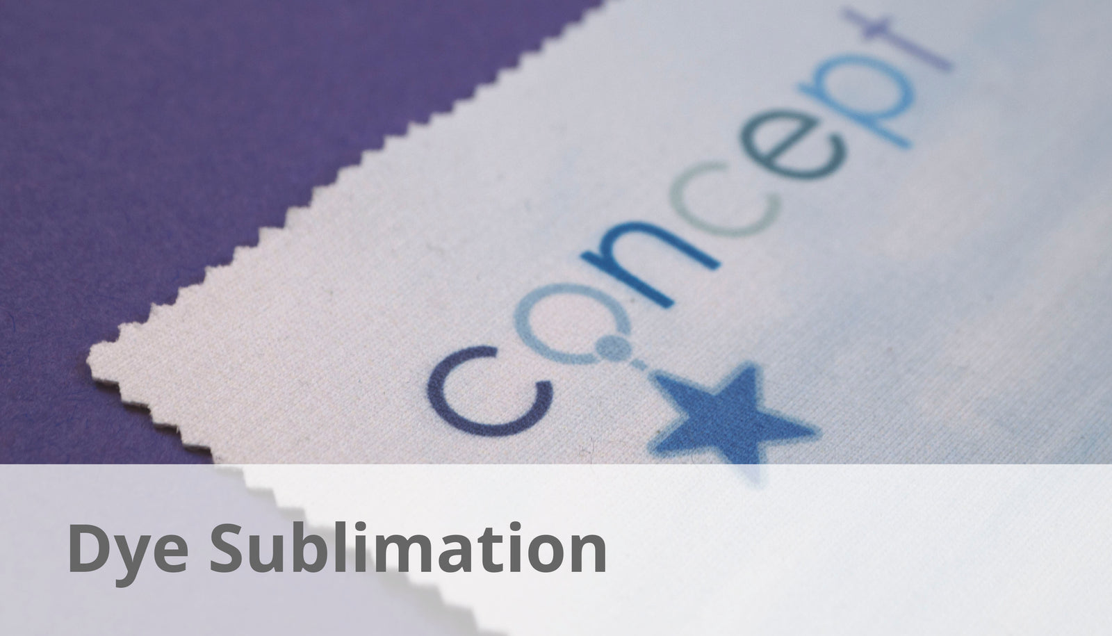 dye sublimation printed promotional screen cloth