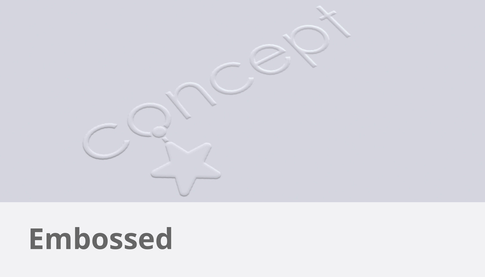 a branded notebook, embossed with a company logo