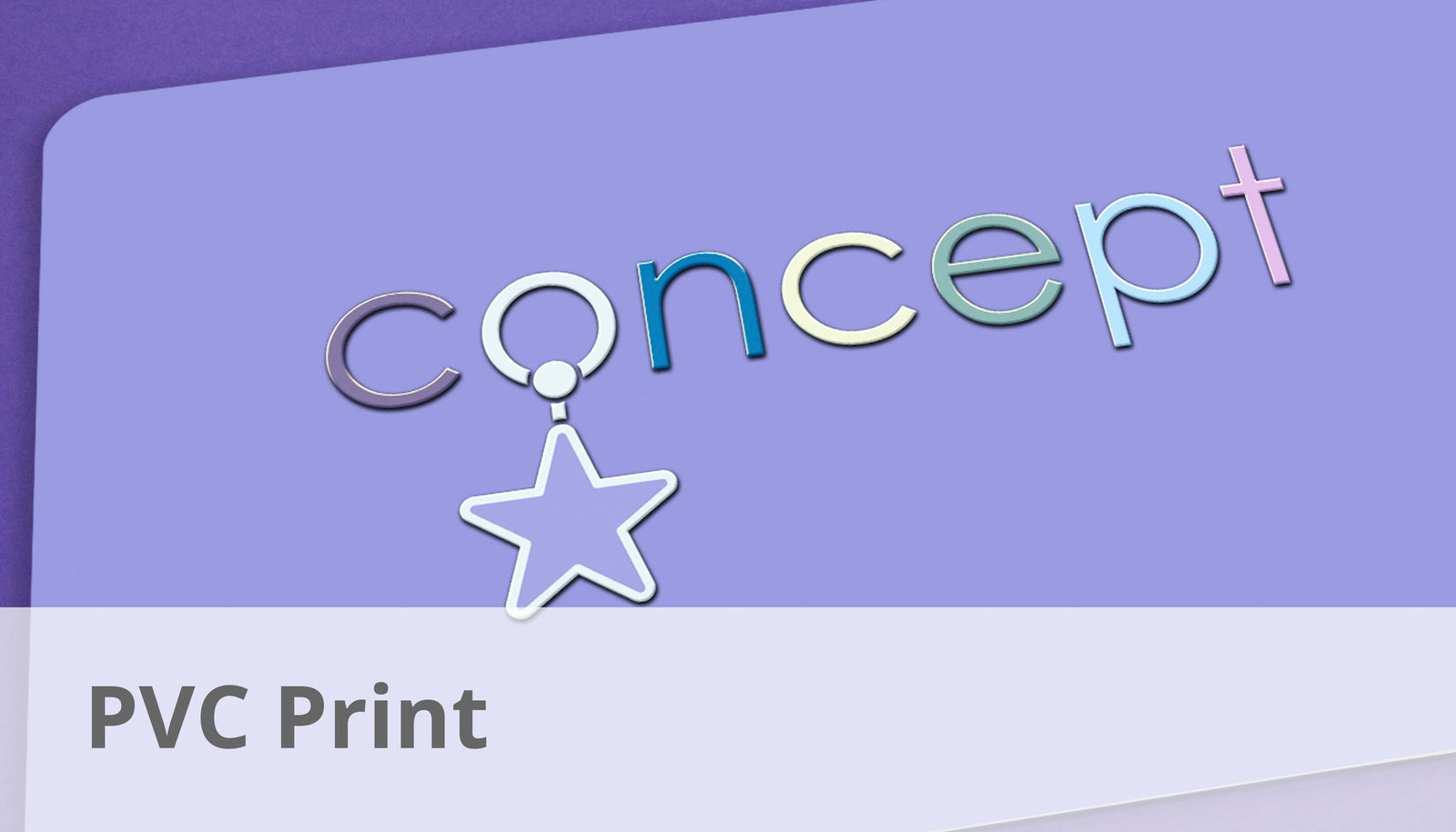 a branded notebook which has been PVC printed with a logo