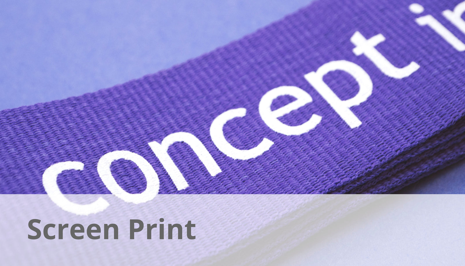 screen printed lanyard