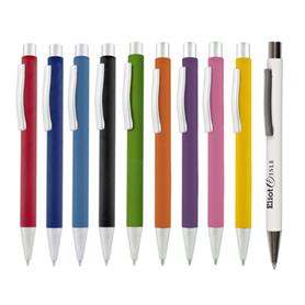 TRAVIS SOFTFEEL BALL PEN in Grey