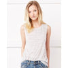 BELLA LADIES FLOWY SCOOP MUSCLE TEE SHIRT