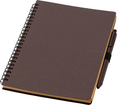 Branded Promotional COFFEE FIBRE NOTEBOOK from Concept Incentives