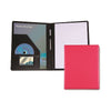 Branded Promotional BELLUNO A4 PU CONFERENCE FOLDER in Pink Conference Folder From Concept Incentives.