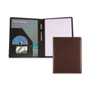Branded Promotional BELLUNO A4 PU CONFERENCE FOLDER in Brown Conference Folder From Concept Incentives.