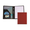 Branded Promotional BELLUNO A4 PU CONFERENCE FOLDER in Dark Red Conference Folder From Concept Incentives.