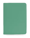 Branded Promotional A5 ZIP CONFERENCE FOLDER in Green Matt Lustre Torino PU Leather Conference Folder From Concept Incentives.