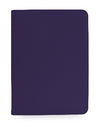 Branded Promotional A5 ZIP CONFERENCE FOLDER in Purple Matt Lustre Torino PU Leather Conference Folder From Concept Incentives.
