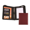Branded Promotional BELLUNO PU A5 ZIP RING BINDER ORGANIZER in Burgundy Conference Folder from Concept Incentives