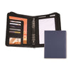 Branded Promotional BELLUNO PU A5 ZIP RING BINDER ORGANIZER in Mid Blue Conference Folder from Concept Incentives