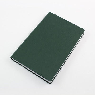 Branded Promotional RECYCO A5 CASEBOUND NOTE BOOK in Green Jotter From Concept Incentives.