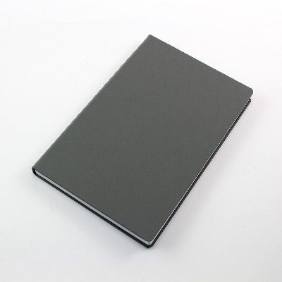 Branded Promotional RECYCO A5 CASEBOUND NOTE BOOK in Grey Jotter From Concept Incentives.