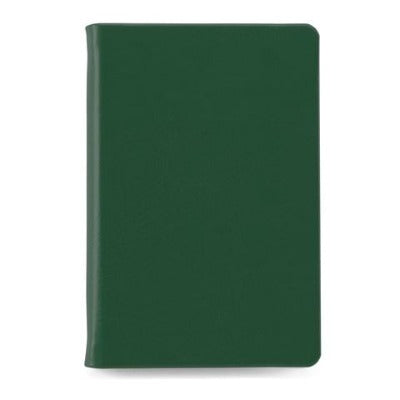 Branded Promotional POCKET CASEBOUND NOTE BOOK in Dark Green Jotter From Concept Incentives.