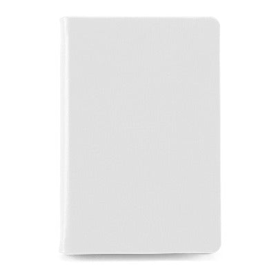 Branded Promotional POCKET CASEBOUND NOTE BOOK in White Jotter From Concept Incentives.