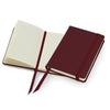 Branded Promotional POCKET NOTE BOOK in Burgundy Jotter From Concept Incentives.