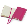 Branded Promotional POCKET NOTE BOOK in Fuchsia Jotter From Concept Incentives.