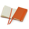 Branded Promotional POCKET NOTE BOOK in Orange Jotter From Concept Incentives.
