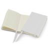 Branded Promotional POCKET NOTE BOOK in White Jotter From Concept Incentives.