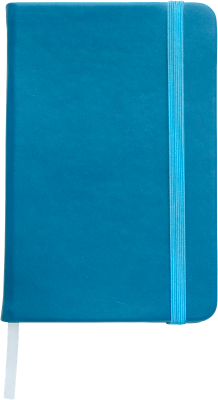 Branded Promotional POCKET JOTTER NOTE BOOK in Cyan Jotter from Concept Incentives