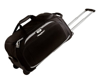 Branded Promotional ANTLER APOLLO MEDIUM TROLLEY BAG in Black with Silver Trim Bag From Concept Incentives.