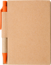 Branded Promotional SMALL JOTTER NOTE BOOK in Orange Jotter From Concept Incentives.
