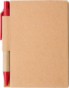 Branded Promotional SMALL JOTTER NOTE BOOK in Red Jotter From Concept Incentives.