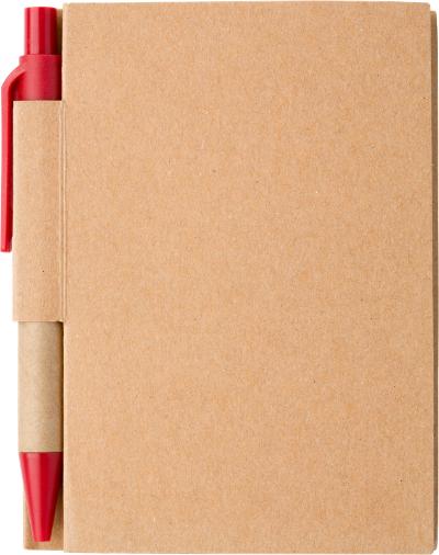 Branded Promotional SMALL JOTTER NOTE BOOK in Red Jotter From Concept Incentives.