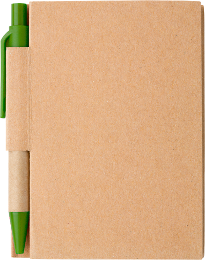 Branded Promotional SMALL JOTTER NOTE BOOK in Green Jotter From Concept Incentives.