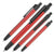 Branded Promotional METAL BALL PEN SPEEDY 1 in Red Pen From Concept Incentives.