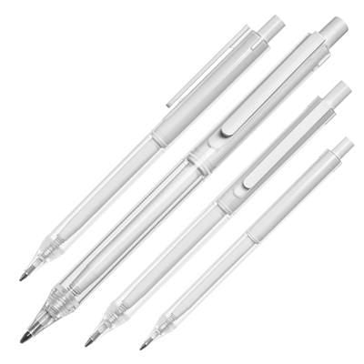 Branded Promotional BALL PEN BR‚àö√∫GGE in Clear Clear Transparent Clear Transparent Pen From Concept Incentives.