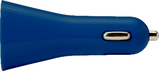 Branded Promotional ABS CAR CHARGER with 2 USB Ports from Concept Incentives