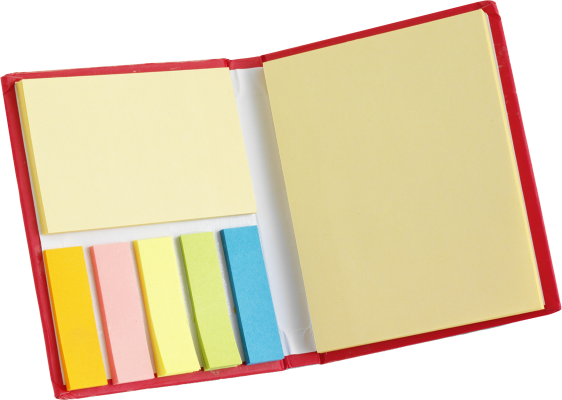 Branded Promotional STICKY NOTE & FLAG PAGE MARKER SET Note Pad From Concept Incentives.