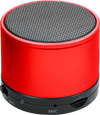 Branded Promotional CORDLESS SPEAKER in Red Speakers From Concept Incentives.