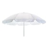 Branded Promotional SUNFLOWER BEACH UMBRELLA in White Parasol Umbrella From Concept Incentives.