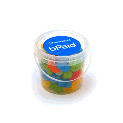Branded Promotional SWEETS BUCKET Sweets From Concept Incentives.