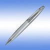 Branded Promotional LPC 016 BALL PEN in Silver with Silver Trim Pen From Concept Incentives.