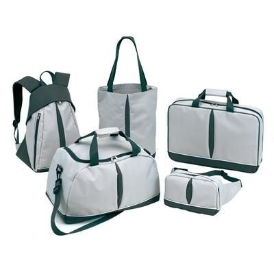 Branded Promotional BASIC 5 PIECE LUGGAGE SET in Grey Luggage Set From Concept Incentives.