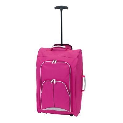 Branded Promotional VIENNA TROLLEY CASE in Pink Bag From Concept Incentives.
