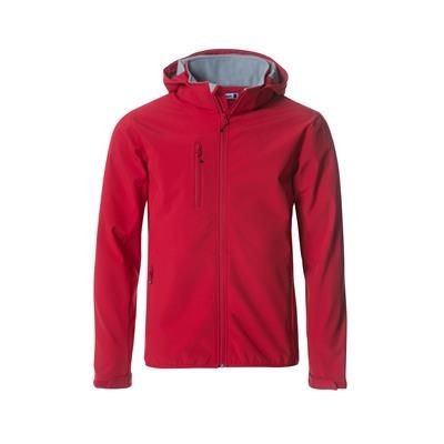 Branded Promotional BASIC HOODY SOFTSHELL JACKET with Removable Hood, 3 Outer Pockets with Zippers & 2 Inner Pockets Jacket From Concept Incentives.