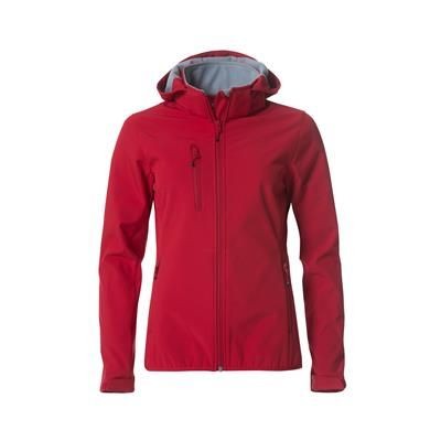 Branded Promotional BASIC HOODY SOFTSHELL LADIES Jacket From Concept Incentives.