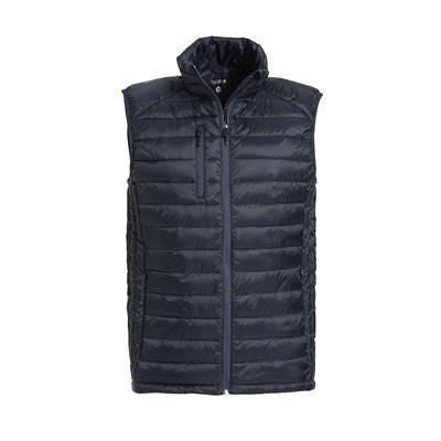 Branded Promotional HUDSON MENS MODERN VEST in Down-like Padding Bodywarmer From Concept Incentives.